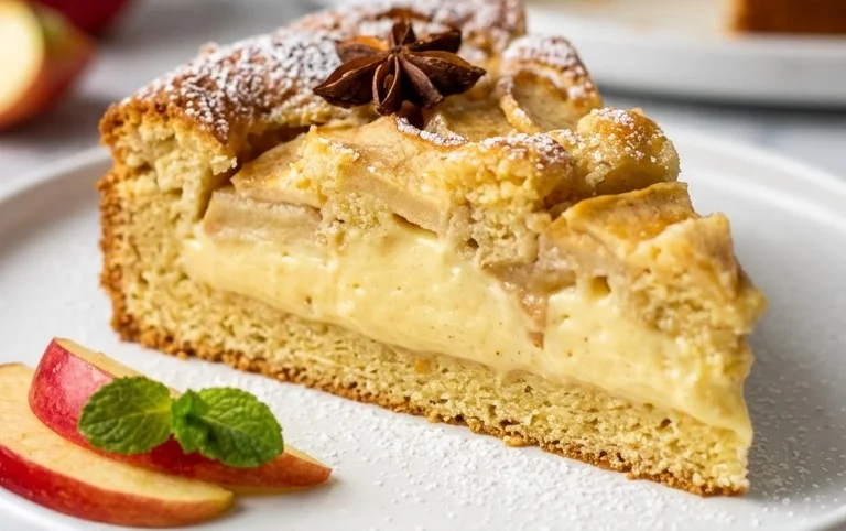 Apfelkuchen mit Vanillepudding Rezept: Du wirst nie einen anderen backen!