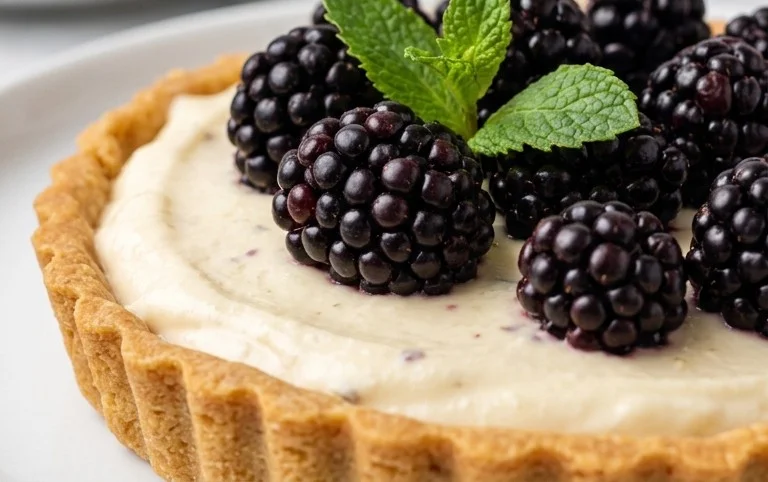 No-Bake Blackberry Tart