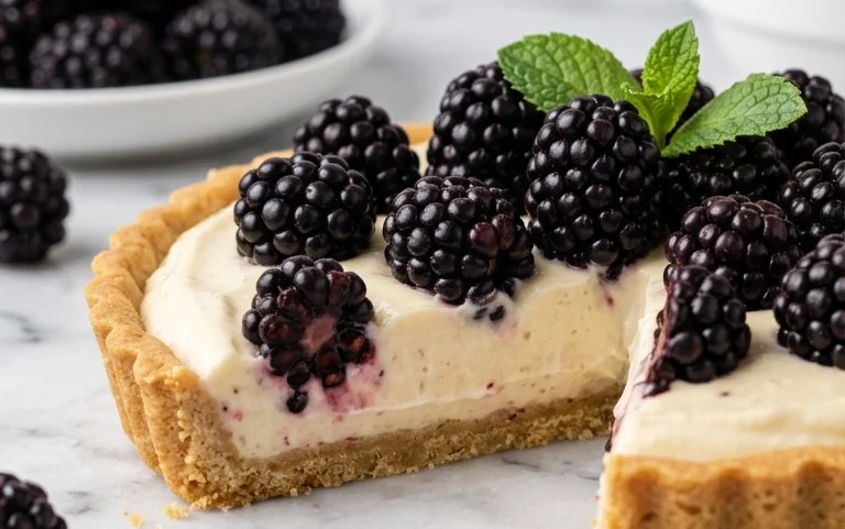 No-Bake Blackberry Tart