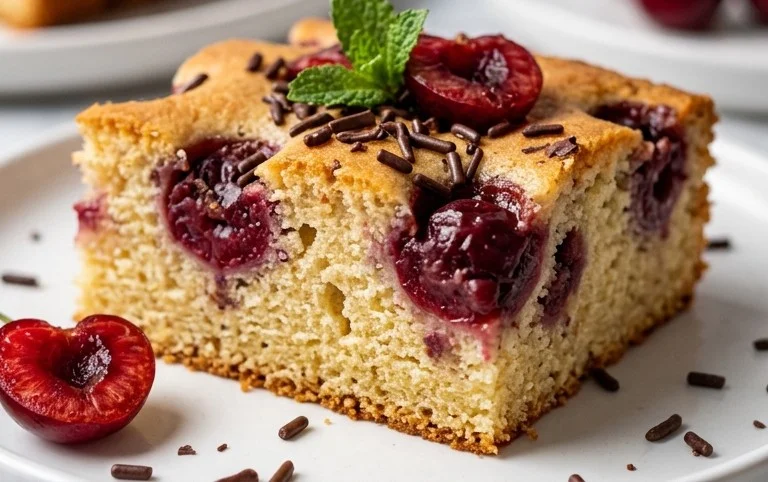 Ameisenkuchen mit Kirsch Extracten – der saftigste Blechkuchen