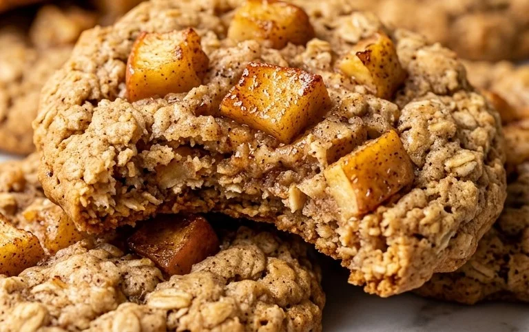 Apple Cinnamon Oatmeal Cookies