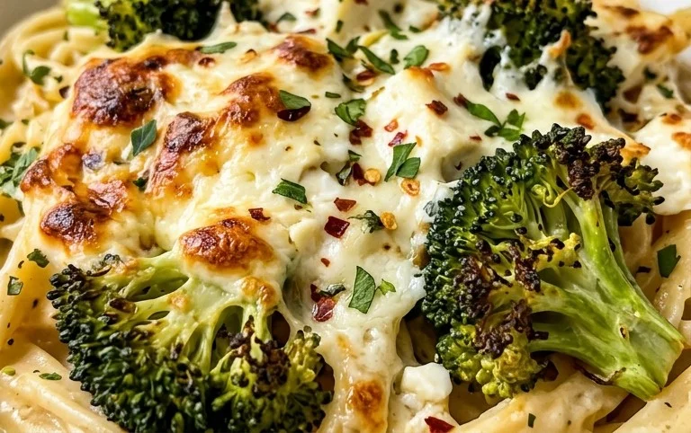Baked Feta and Broccoli Pasta