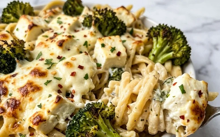 Baked Feta and Broccoli Pasta