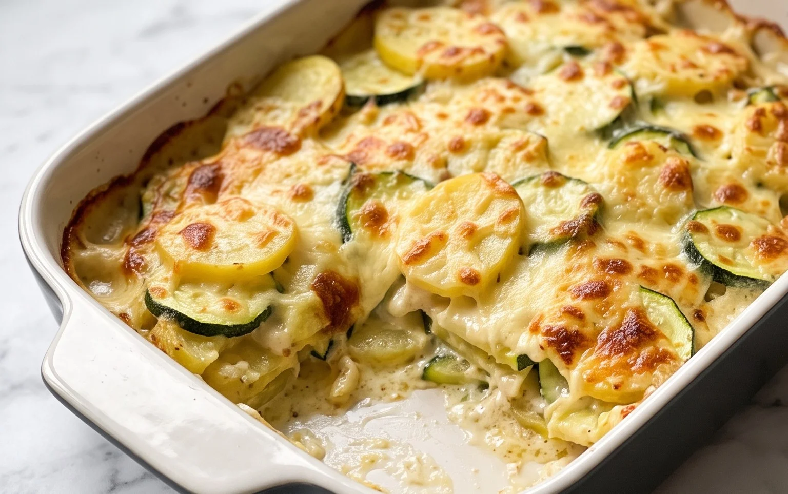 Kartoffel-Zucchini-Auflauf: Cremig & Lecker Rezept
